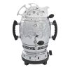Machine à thé samovar à gaz avec théière motifs floraux 6 litres