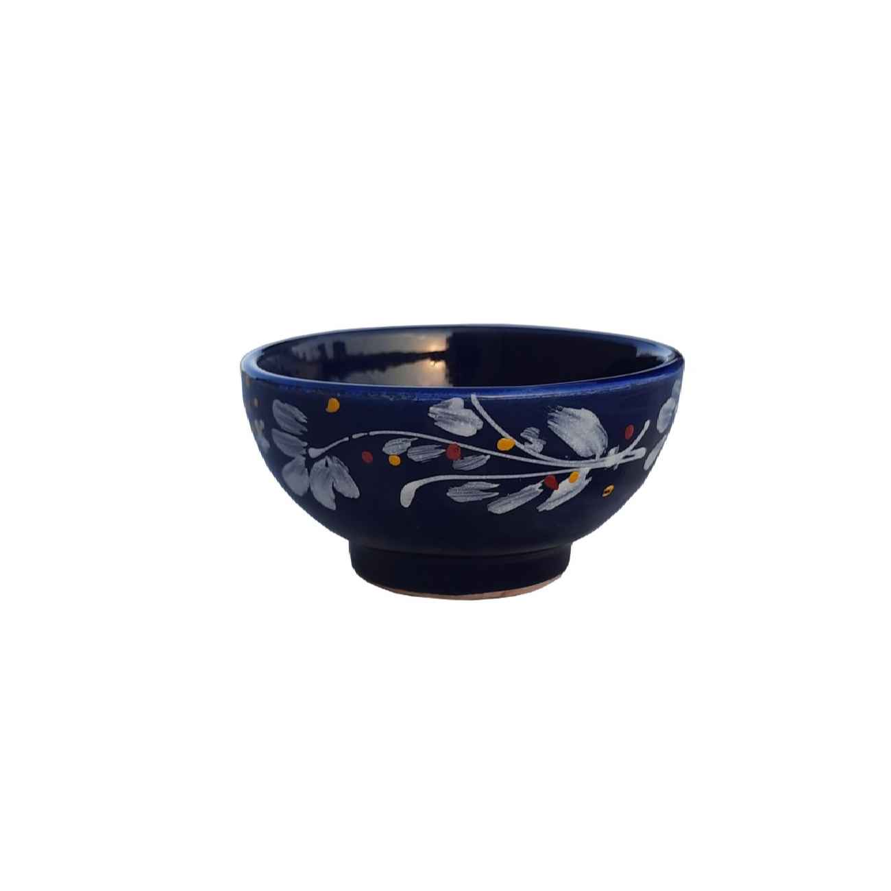 Bol Artistique en Poterie Fait Main - Polyvalent pour Yaourts, Desserts, Salades, Nouilles