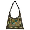Sac Bandoulière Boho Suède Ethnique Brodé Golzar II