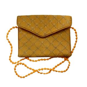 Sac Pochette Brodé avec Motif Géométrique – Hamid III