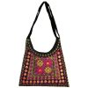 Sac Bandoulière Boho Suède Ethnique Brodé Karimi