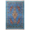 Tapis Persan Fait Main Médaillon Tabriz Laine Modèle Nakhil