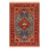 Tapis Persan en Laine Fait Main Turquoise