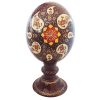 Œuf d'autruche décoratif persan peint à la main – Boteh (Paisley)