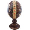 Œuf d'autruche décoratif persan peint à la main – Boteh (Paisley)