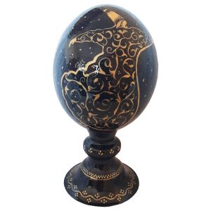 Œuf d’autruche décoratif persan peint à la main – Sama