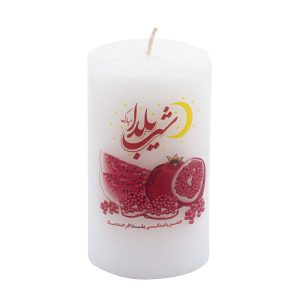 Bougie Pastèque – Design Happy Yalda II, Idéale pour la Nuit de Yalda