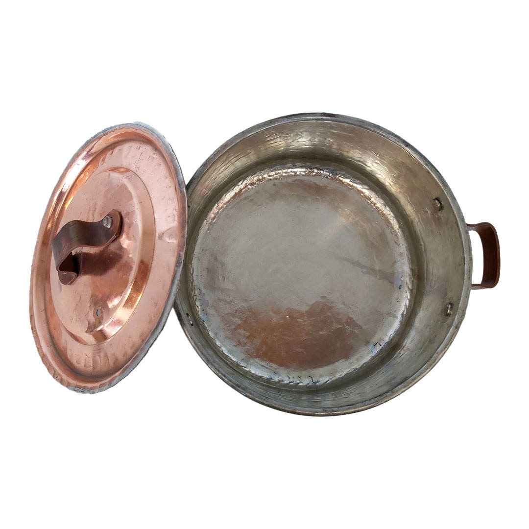 Marmite persane en cuivre – Style de cuisson traditionnel martelé Kiana
