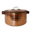 Marmite persane en cuivre - Style de cuisson traditionnel martelé Kiana