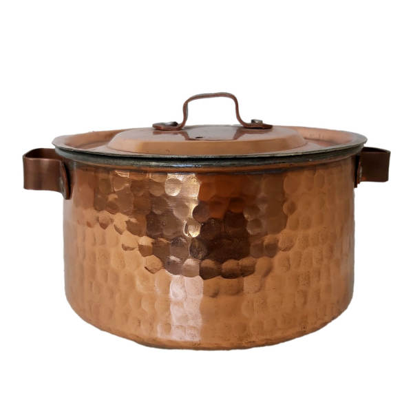 Marmite persane en cuivre - Style de cuisson traditionnel martelé Kiana