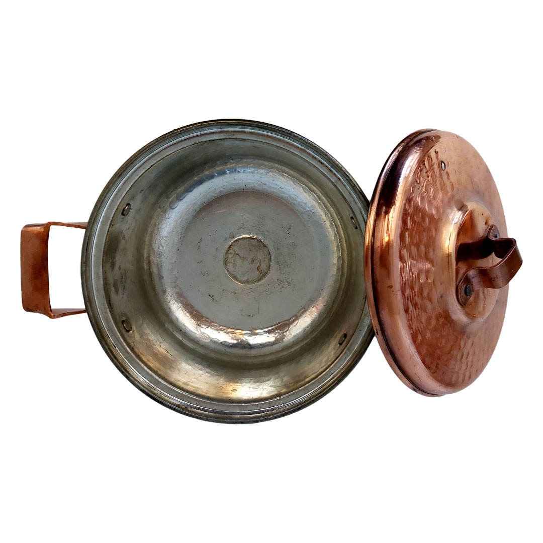 Marmite persane en cuivre – Style de cuisson traditionnel martelé Nina