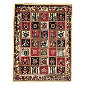Tapis Persan en Laine Fait Main Modèle Kheshti
