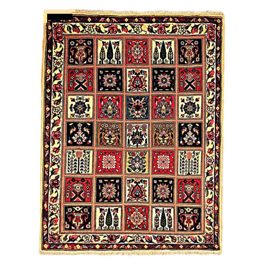 Tapis Persan en Laine Fait Main Modèle Kheshti