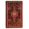 Tapis Persan Fait Main Médaillon Intriqué en Laine Noir Lajack