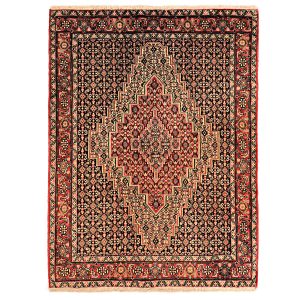 Tapis Persan Fait Main Médaillon Intriqué en Laine Toranj