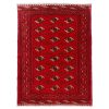 Tapis Persan Fait Main Tribal Intriqué Vermillon en Laine