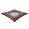 Horloge murale en bois persane artisanale - Art du marqueterie Khatam, Parvaresh II