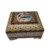 Boîte à bijoux en bois artisanale avec design persan Khatam - Kabiri