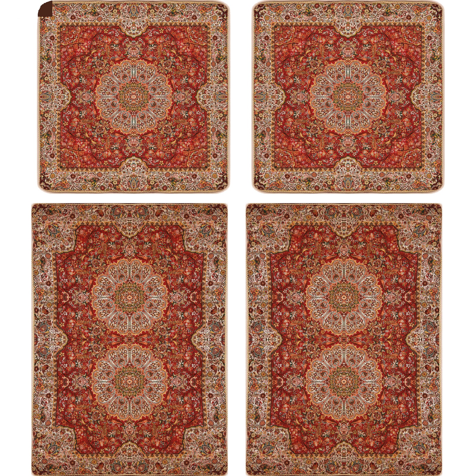 Parure de lit persane – Style oriental, taille double, tissu Termeh – Mahta