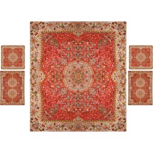 Parure de lit persane – Style oriental, taille double, tissu Termeh – Mahta