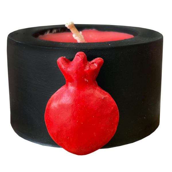 Bougie Grenade – Motif Décoratif, Idéale pour Shabe Yalda