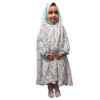 Tchador Islamique Blanc de Namaz pour Enfants