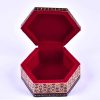 Boîte à bijoux en bois artisanale avec design persan Khatam - Arad