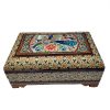 Boîte à bijoux en bois artisanale avec design persan Khatam - Karimi