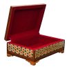Boîte à bijoux en bois artisanale avec design persan Khatam - Pardisan