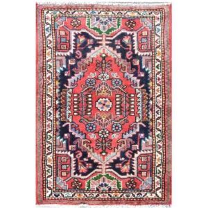 Tapis persan en laine noué à la main Médaillon Jardin
