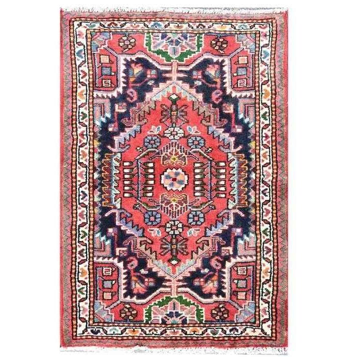 Tapis persan en laine noué à la main Médaillon Jardin