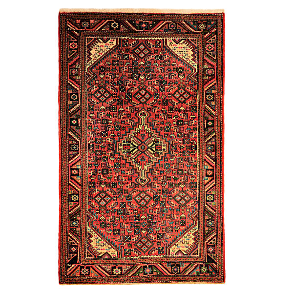 Tapis Persan Fait Main Médaillon Intriqué en Laine Nima