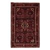 Tapis Persan Fait Main Médaillon Intriqué en Laine Couleur Sombre