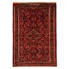 Tapis Persan en Laine Fait Main Rouge Sombre