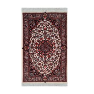 Tapis en laine persan noué à la main avec design Médaillon modèle Diba