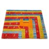 Tapis Gabbeh en laine persane tissé à la main avec motifs animaliers Chat I