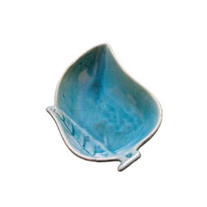 Bol décoratif en céramique fait main modèle Apple Leaf