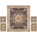 Parure de lit persane – Style oriental, taille double, tissu Termeh – Paradise