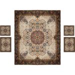 Parure de lit persane – Style oriental, taille double, tissu Termeh – Afshar