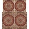 Parure de lit persane – Style oriental, taille double, tissu Termeh – Hana