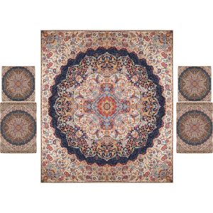 Parure de lit persane – Style oriental, taille double, tissu Termeh – Ordibehesht