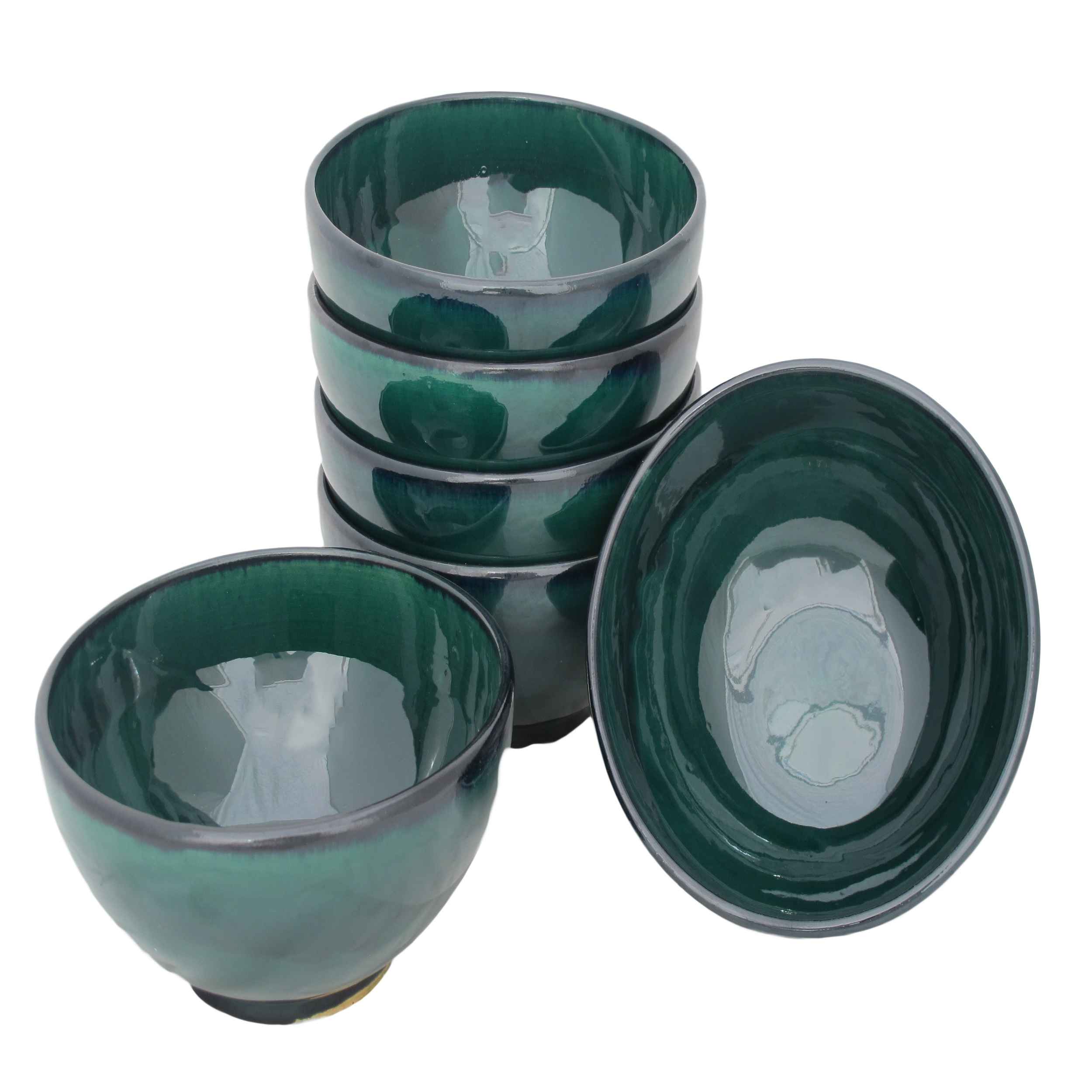 Bol Dizi en Poterie - Pour Abgoosht, Yaourts, Soupes et Nouilles (Ensemble de 6)