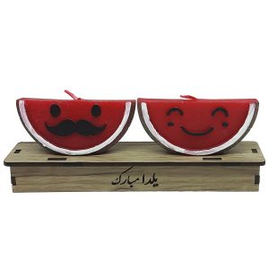 Bougie Pastèque – Design Mr & Mrs, Parfaite pour la Nuit de Yalda