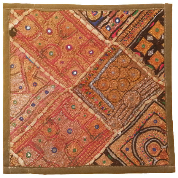 Housse de Coussin Brodée - Design Suzani Faran