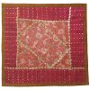 Housse de Coussin Brodée - Design Suzani Rose