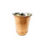 Tasse persane en cuivre – Fabriquée à la main avec anse pour boissons froides – Martelée Tina