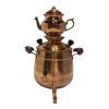 Samovar de thé en cuivre persan pour cuisinière avec théière Modèle Diva