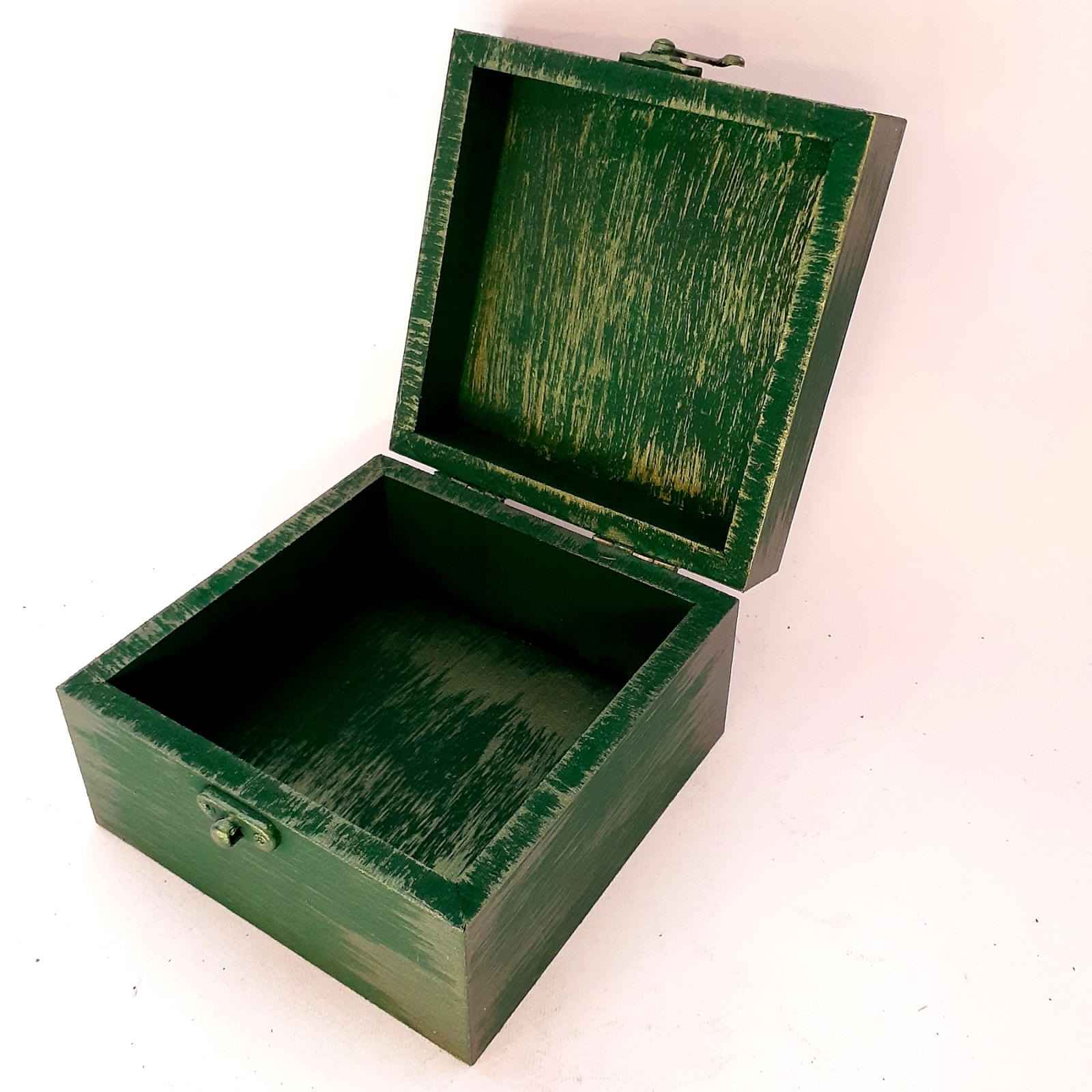 Boîte en Bois pour Cadeaux – Motif Persan Inspiré Kashi