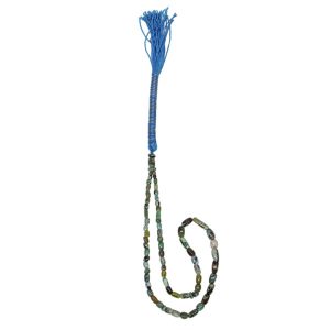 Chapelet en turquoise de Neyshabur : 66 perles de prière artisanales Dara