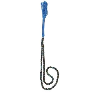 Chapelet en turquoise de Neyshabur : 66 perles de prière artisanales Diba